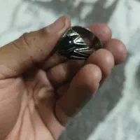 ۲ تا سنگ عقیق یمن، خریدم کربلا، یکی رکاب نقره داره