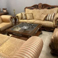 دو دست مبل سلطنتی ایتالیایی و ناهارخوری|مبلمان خانگی و میز عسلی|تهران, حسین‌آباد|دیوار