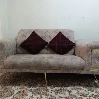 مبل 7 نفره مدل چسترو جلو مبلی طلایی ۴ تایی|مبلمان خانگی و میز عسلی|ری, صفاییه (چشمه علی)|دیوار