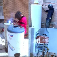 تعمیر وجوشکاری اب گرمکن دیواری مخزنی وقیره امیدیه