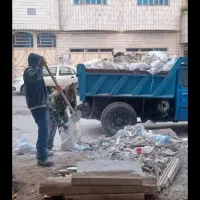 حمل نخاله و مصالح ساختمانی نیسان کمپرسی ‌جکی