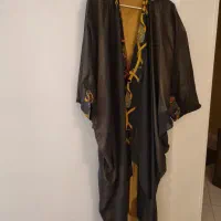 مانتو اولی دورویه  آستر دار  رویه حریر