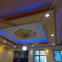 رنگ امیزی ساختمان(رنگ و بتونه سقف های کناف شده )