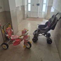 کالسکه ودوچرخه دستی در حد نو وسالم