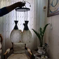 لوستر سه شاخه|لوستر و چراغ آویز|قم, باجک سه|دیوار