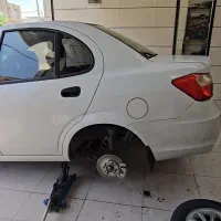 دیسکی کردن چرخ عقب تیبا ساینا کویک اطلس پراید