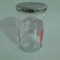 بطری شیشه ای و دبه