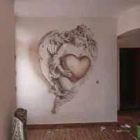 نصب کاغذ دیواری وپوستر|خدمات پیشه و مهارت|نیشابور, شهرک فیروزه|دیوار