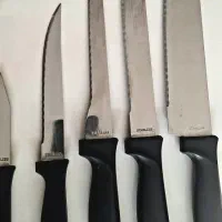 ست چاقو لیزری ۵ تایی با استند|ظروف پختوپز|اصفهان, شاه پسند|دیوار