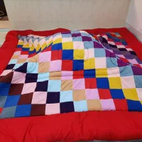 لحاف کرسی چهل تیکه پتینه|رختخواب، بالش، پتو|اصفهان, احمدآباد|دیوار