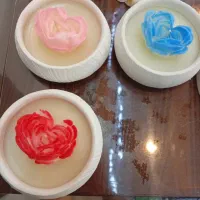 سنگ مصنوعی و شمع