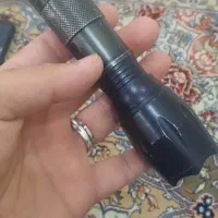 چراغ قوه فلزی پر قدرت شارژی