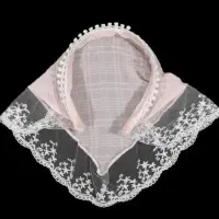 مینی اسکارف دخترانه،تل دار|لباس|میناب, |دیوار