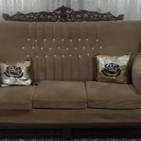 مبل 7نفره و ویترین و ساعت صندلی راک|مبلمان خانگی و میز عسلی|الیگودرز, |دیوار