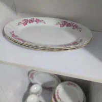 چینی زرین مدل صدفی تاک ارغوانی|ظروف سرو و پذیرایی|شاهین‌شهر, فردوسی|دیوار