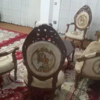 مبل سلطنتی چوب درجه یک|مبلمان خانگی و میز عسلی|سقز, |دیوار