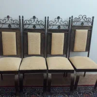 صندلی فلزی روکش مخملی|صندلی و نیمکت|قم, مجیدیه|دیوار