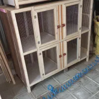 جفت کن گنجه قفس چوبی|لوازم جانبی حیوانات|مشکیندشت, |دیوار