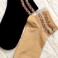 جوراب های فانتزی طرح کریسمسی دخترانه|لباس|کرج, باغستان|دیوار