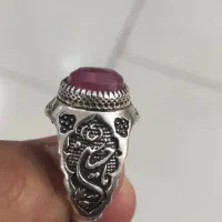انگشتر نقره یاقوت سرخ آفریقای