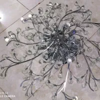 لوستر مدرن برنجی|لوستر و چراغ آویز|ارومیه, |دیوار