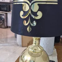 آباژور رو میزی طلایی مشکی لمسی