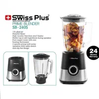 مخلوط کن‌ پارچ پیرکس SB-240 سوییس پلاس +ضمانت ۲سال|خردکن، آسیاب، غذاساز|مشهد, هفت تیر (آب و برق)|دیوار