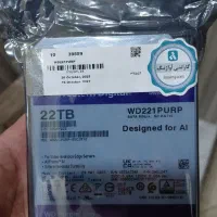 هارد وسترن ۲۲ ترا بایت بنفش به همراه گارانتی