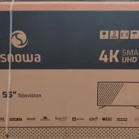 فروش تلوزیون 55 اینچ اسنوا. کارتن پلمب و باز نشده