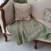 شال مبل و کوسن مکرومه