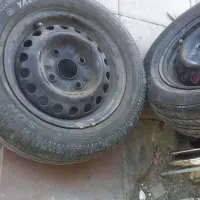 لاستیک پراید دوعدد درحد نو|قطعات یدکی و لوازم جانبی|مشکیندشت, |دیوار