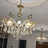 لوستر برنج بسیار زیبا و در حد نو