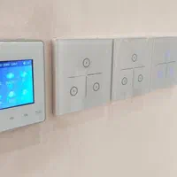 هوشمندسازی روشنایی، کلیدهای لمسی شیشه ای|مصالح و تجهیزات ساختمان|کرج, شهرک اوج|دیوار