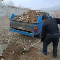 حمل نخاله و مصالح ساختمانی با نیسان کمپرسی