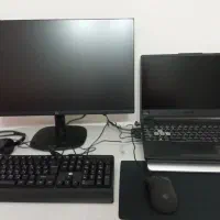 لپتاپ Asus Tuf و مانیتور گیمینگ|رایانه همراه|مشهد, یاغون آباد|دیوار