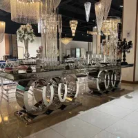 میز تالاری طلایی سیلور ابکاری/رستوران هتل|عمدهفروشی|دهلران, |دیوار