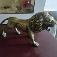 یک عدد شیر جنس برنجی