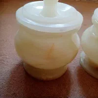 قندان پایه بلند سنگ مرمر اصل
