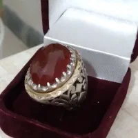 انگشتر دست‌ساز عقیق یمن اصل