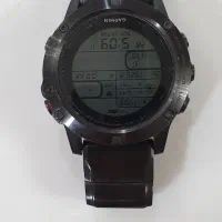 فروش فوری ساعت Garmin  فول پک + ۲ بند نو + قاب نو