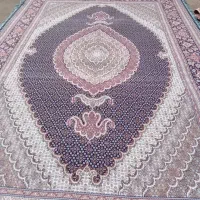 فرش ماهی دستباف ابریشم خوش رنگ