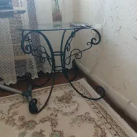 دو عدد میز فرفورژه