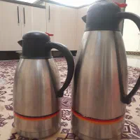 دوعدد فلاسک استیل