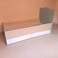 سرویس خواب کودک و نوجوان ۴ تیکه در حد نو|تخت و سرویس خواب|کرمان, |دیوار