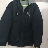 کاپشن مردانه خارجی دو رو سایز 4x در حد نو و تمیز