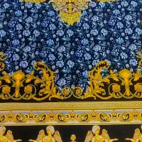 فرش سورنا ورساچه سرمه ای|فرش|وحیدیه, |دیوار