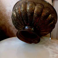 وسایل شخصی  اشیا قدیمی.جا میوه ای آنتیک برنجی