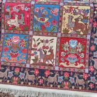 فرش دستباف زرنیم نو|فرش|کرمانشاه, |دیوار