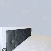 تخت دونفره لمسه ای قاب دار با تشک درحدنو