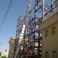 اجرای اسکلت فلزی وانواع سازه های فلزی